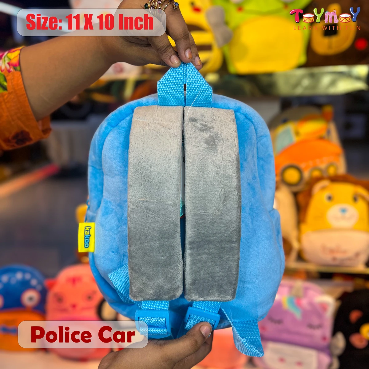 Police car Mini Backpack - The Perfect Essential for Little Ones Imported Premium Quality