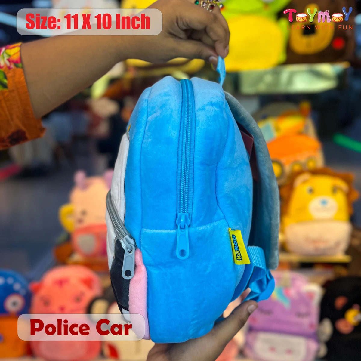 Police car Mini Backpack - The Perfect Essential for Little Ones Imported Premium Quality - Image 3