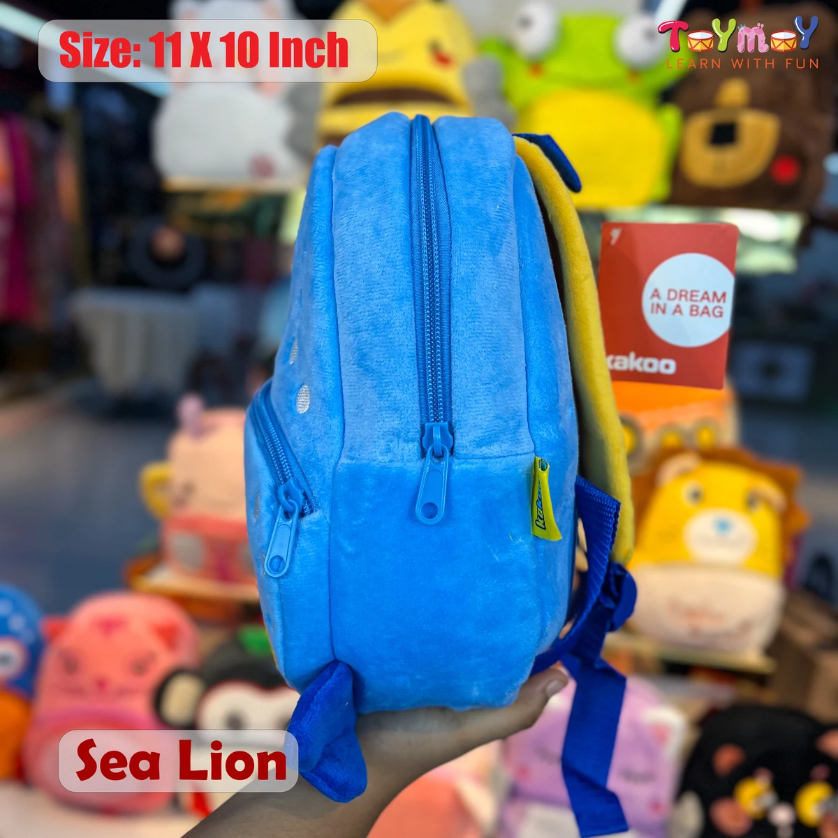 Sea Lion Mini Backpack - The Perfect Essential for Little Ones Imported Premium Quality - Image 3