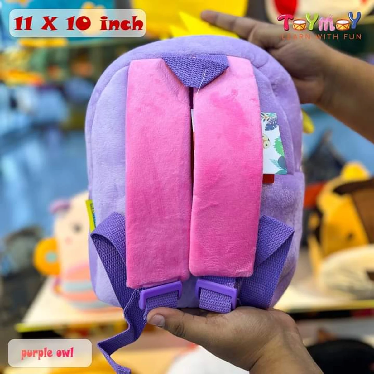 Purple Owl Mini Backpack - The Perfect Essential for Little Ones Imported Premium Quality