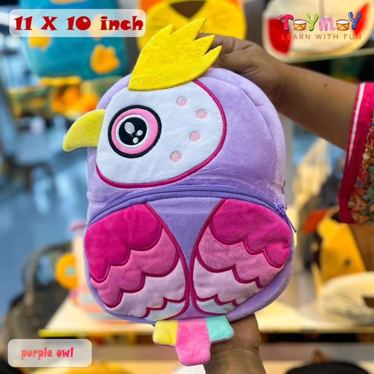 Purple Owl Mini Backpack - The Perfect Essential for Little Ones Imported Premium Quality