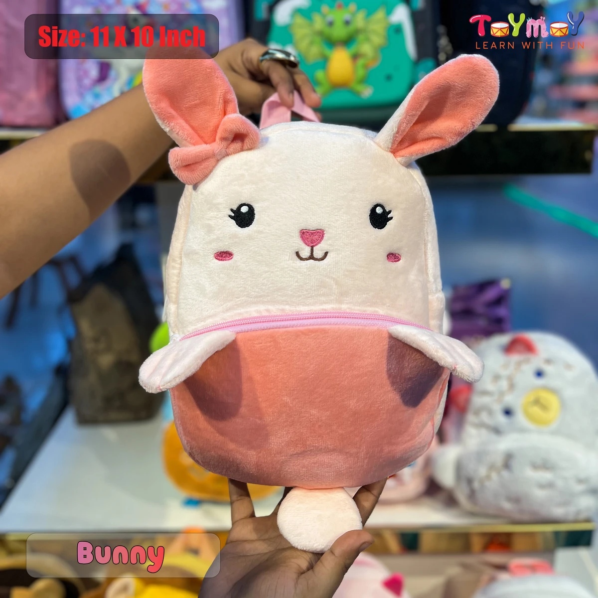 Baby Pink Bunny Mini Backpack - The Perfect Essential for Little Ones Imported Premium Quality