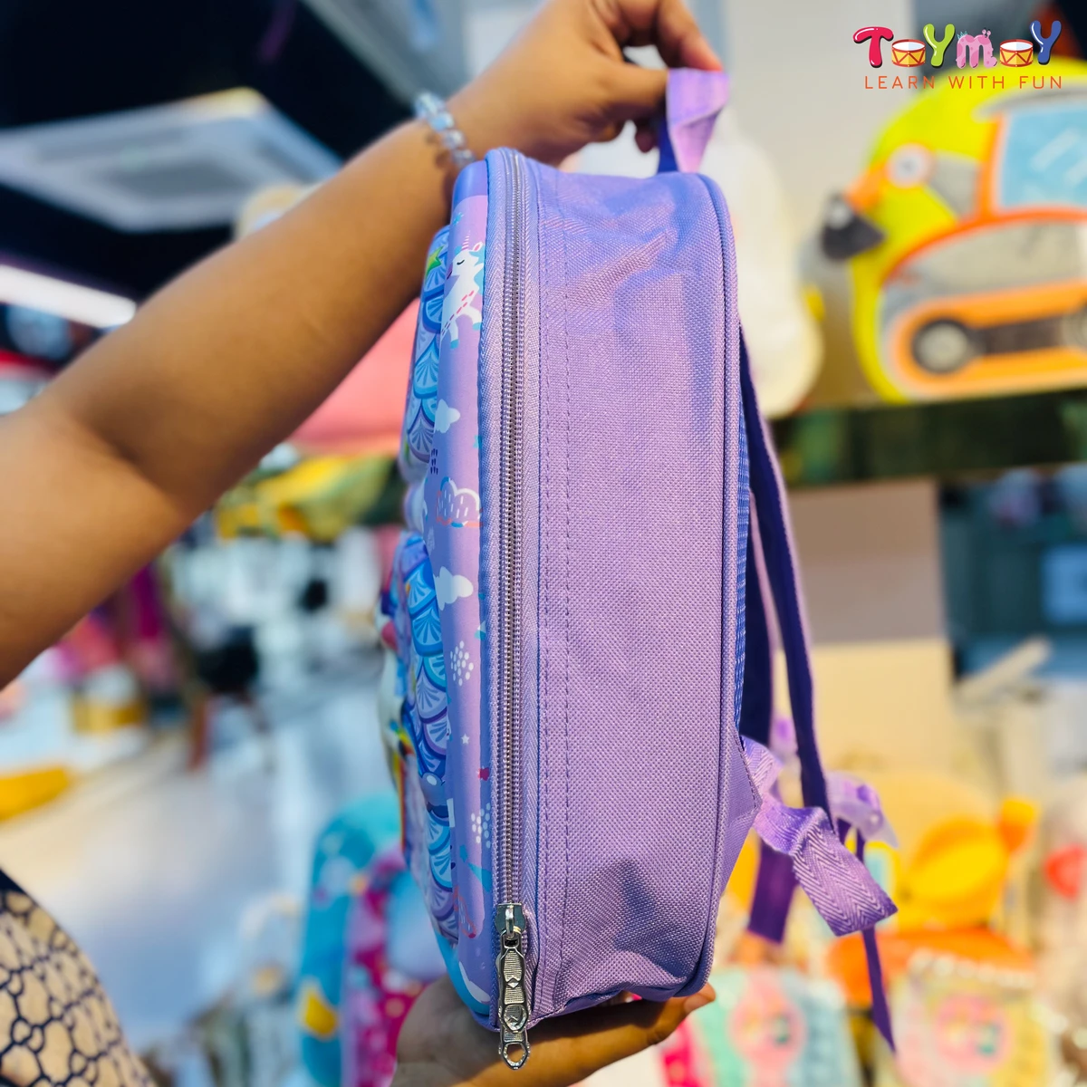 Purple Unicorn-Imported high quality bags for kids - Image 3