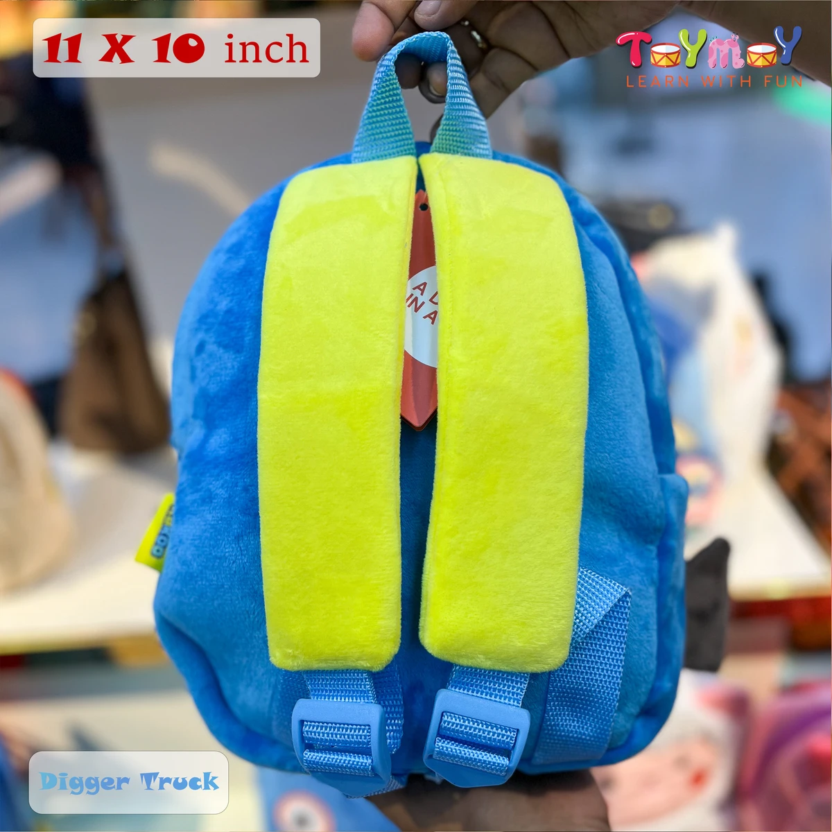 Digger Truck Mini Backpack - The Perfect Essential for Little Ones Imported Premium Quality