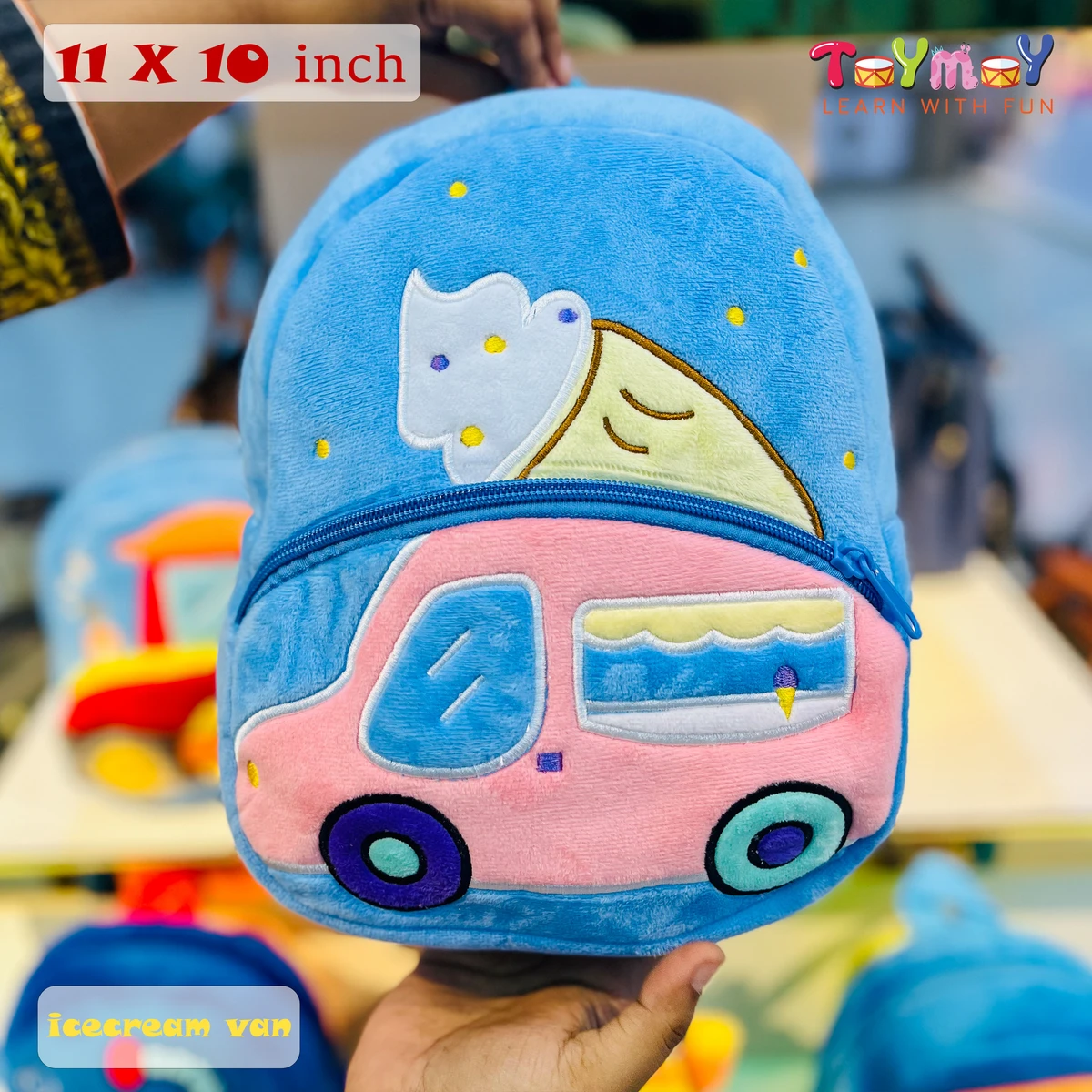 Ice Cream Van Mini Backpack - The Perfect Essential for Little Ones Imported Premium Quality