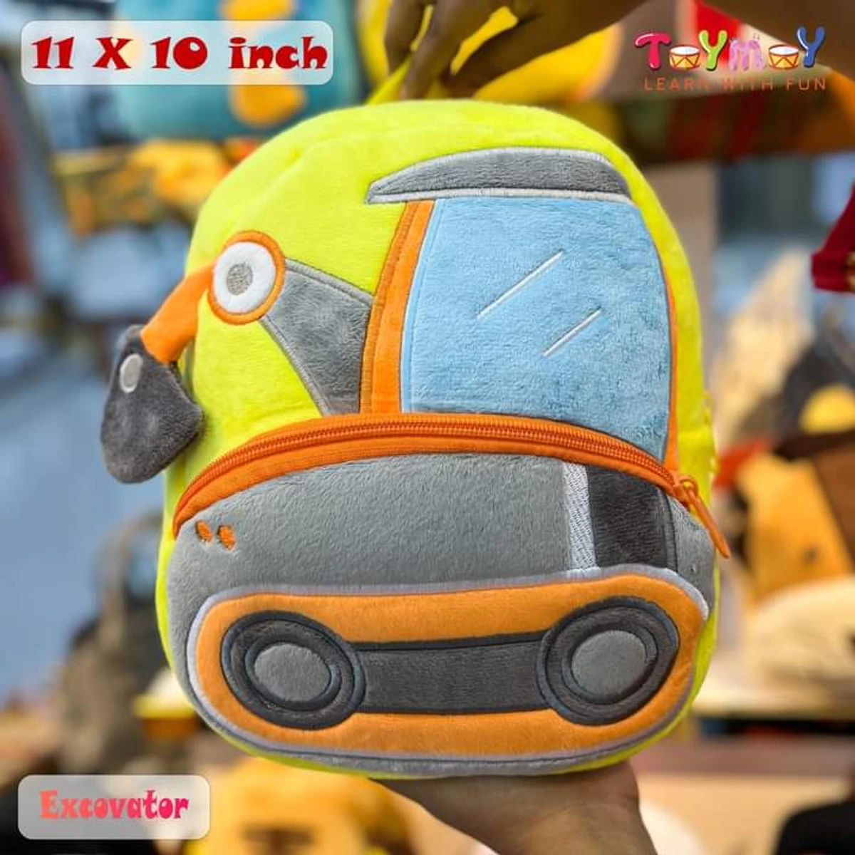 Excavator Mini Backpack - The Perfect Essential for Little Ones Imported Premium Quality