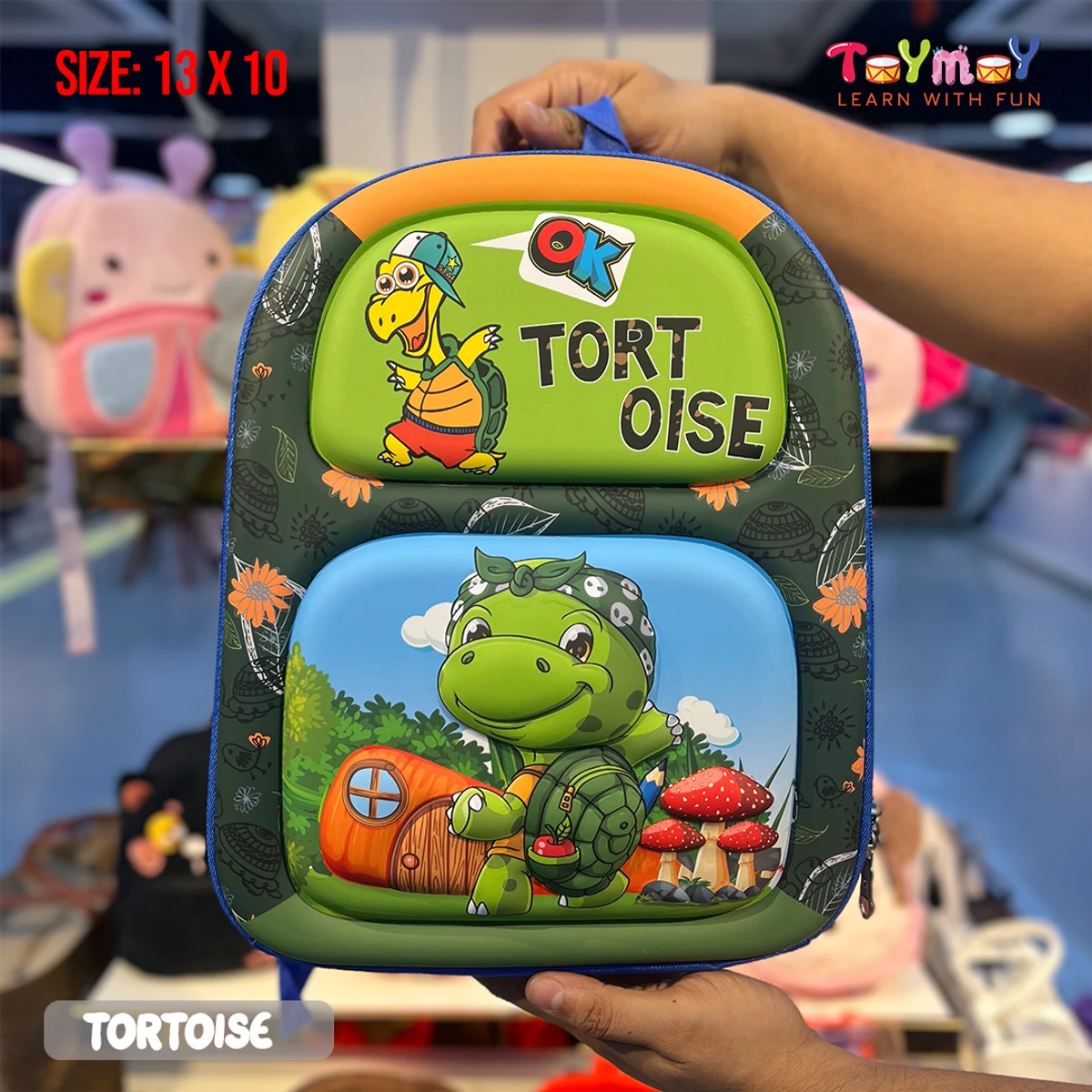 Tortoise-Imported high quality bags for kids