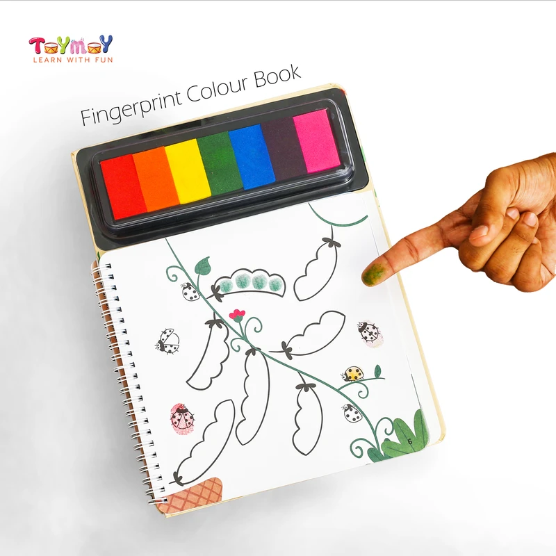 Creative Finger Painting Activity Book for Kids - Fun and Safe Art Projects - Image 4