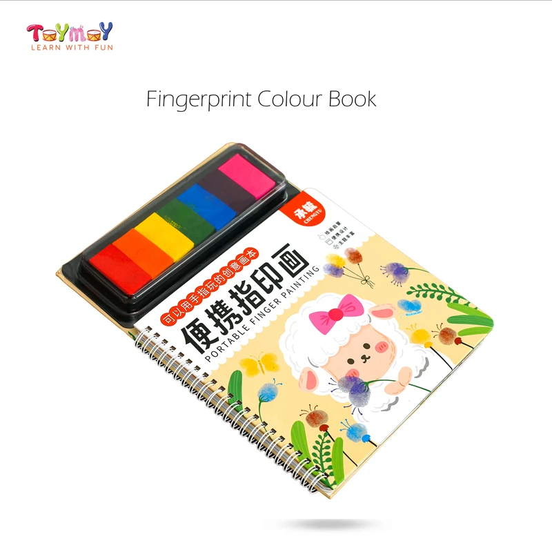 Creative Finger Painting Activity Book for Kids - Fun and Safe Art Projects