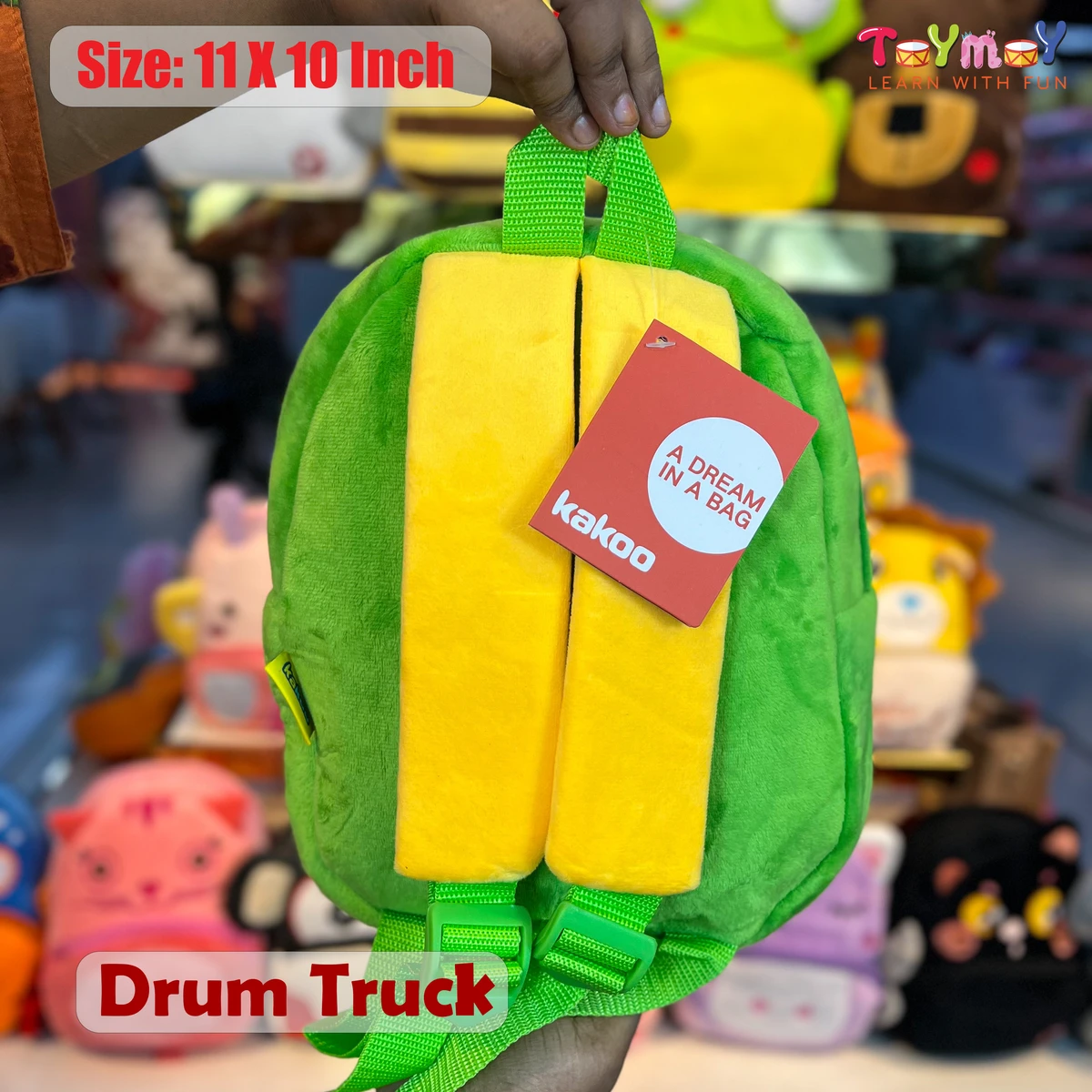 Drum Truck Mini Backpack - The Perfect Essential for Little Ones Imported Premium Quality