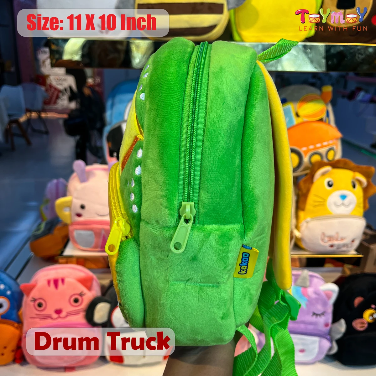 Drum Truck Mini Backpack - The Perfect Essential for Little Ones Imported Premium Quality - Image 3