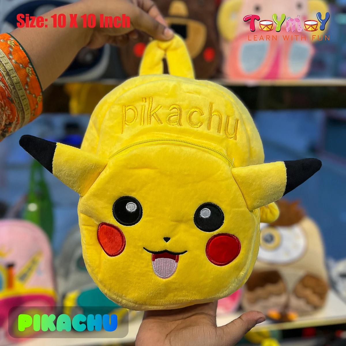 Pikachu Mini Backpack - The Perfect Essential for Little Ones Imported Premium Quality