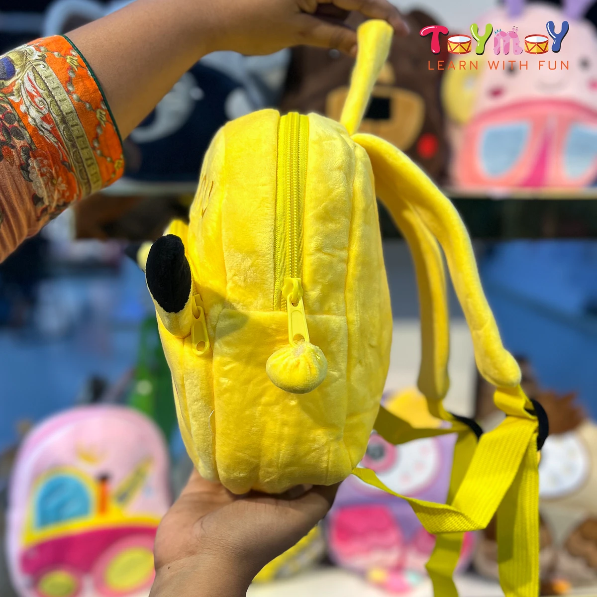 Pikachu Mini Backpack - The Perfect Essential for Little Ones Imported Premium Quality