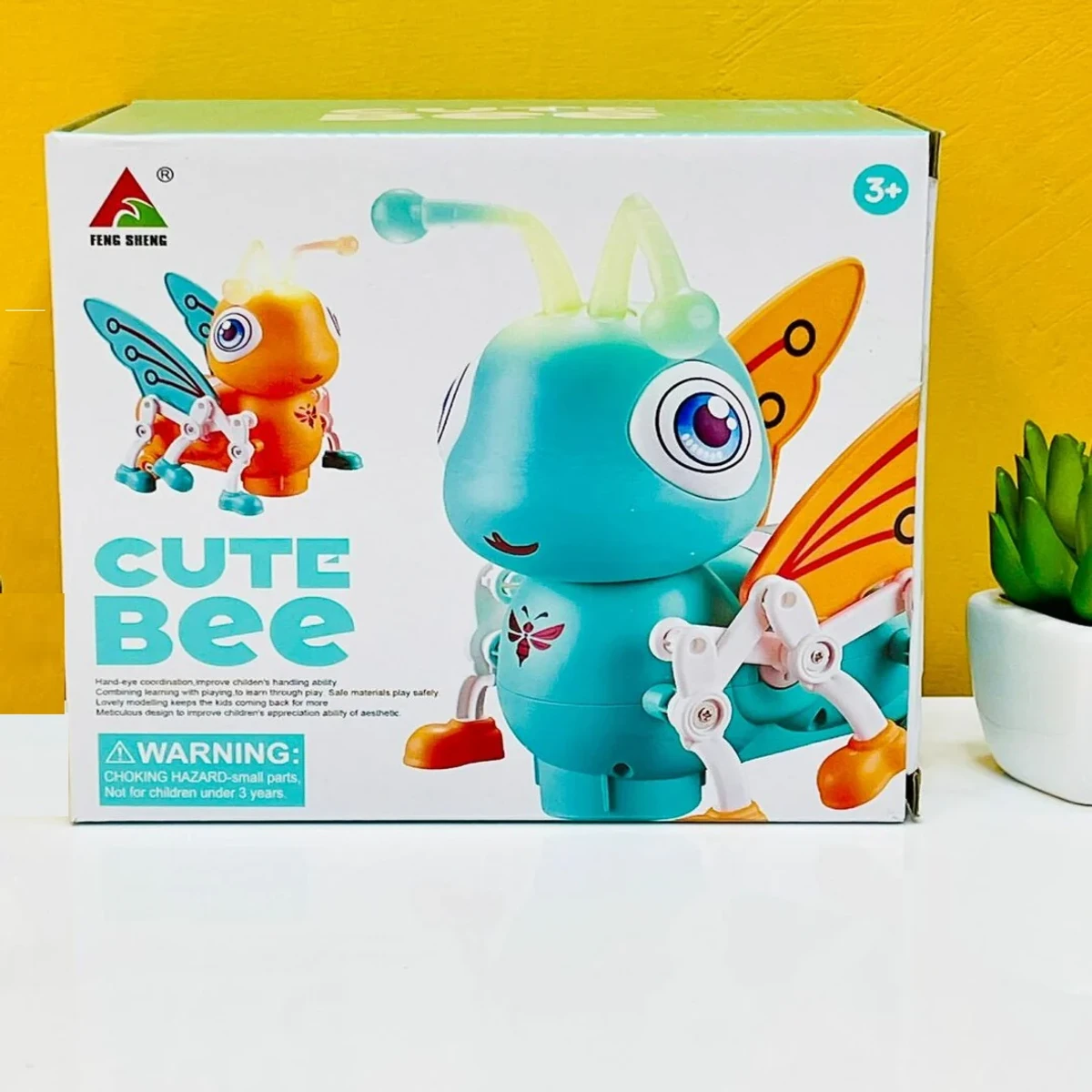 Glow Bee Interactive Toy - Cute Bee with Lights, Sound, and Playful Buzzing