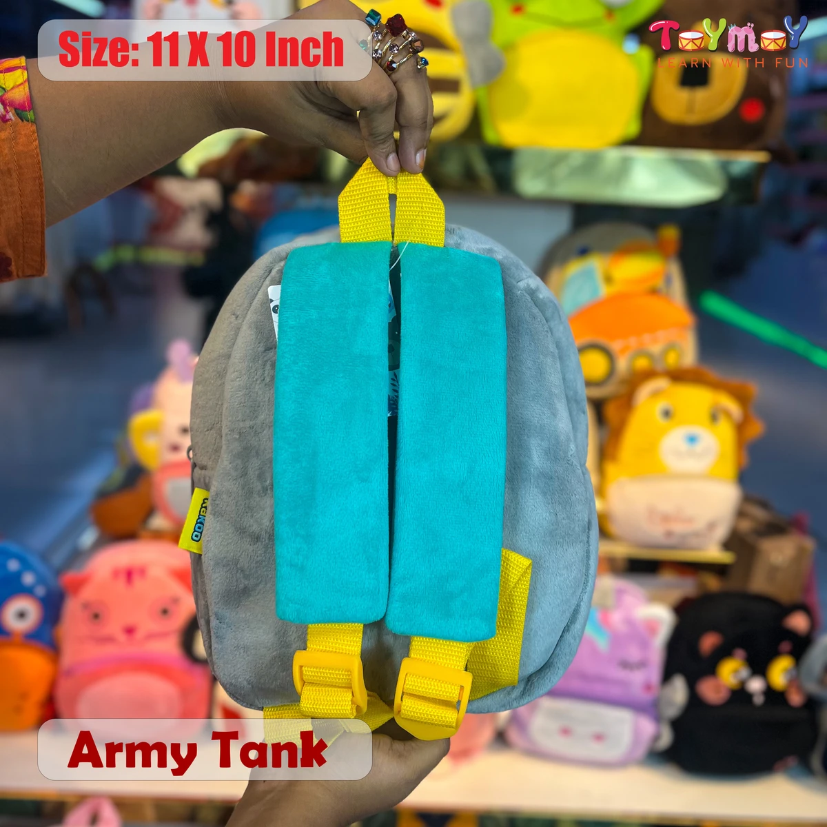 Army Tank Mini Backpack - The Perfect Essential for Little Ones Imported Premium Quality