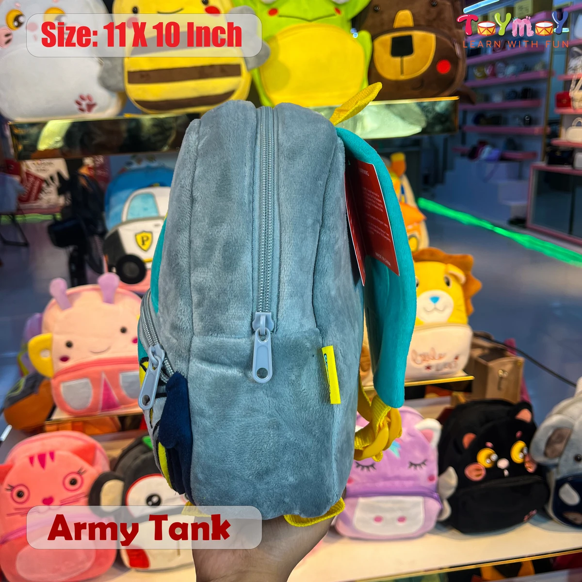 Army Tank Mini Backpack - The Perfect Essential for Little Ones Imported Premium Quality - Image 3