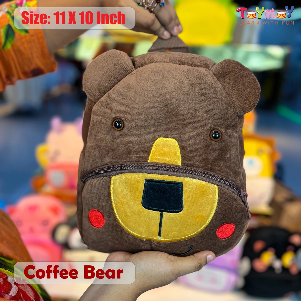 Coffee Bear Mini Backpack - The Perfect Essential for Little Ones Imported Premium Quality