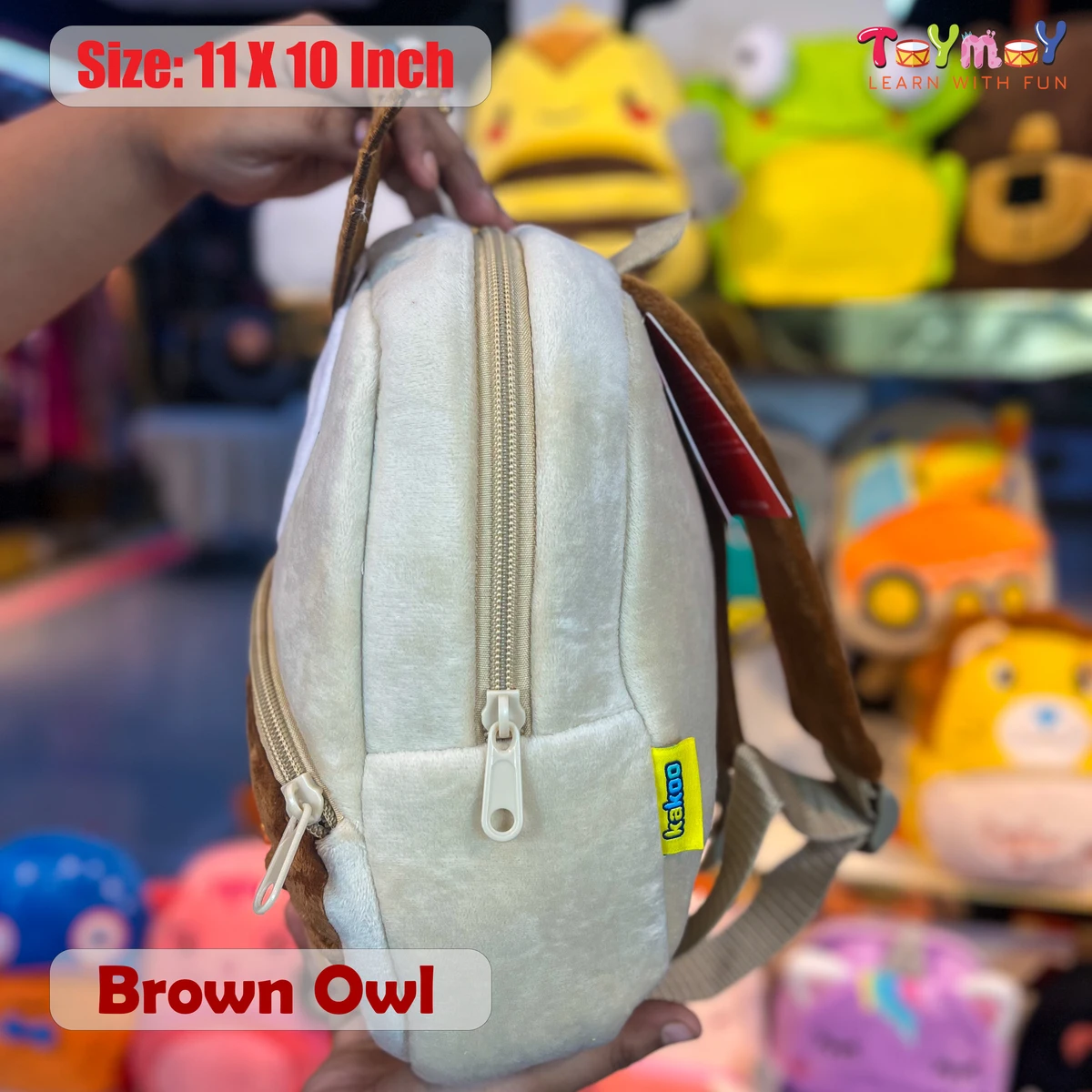 Brown Owl Mini Backpack - The Perfect Essential for Little Ones Imported Premium Quality - Image 3