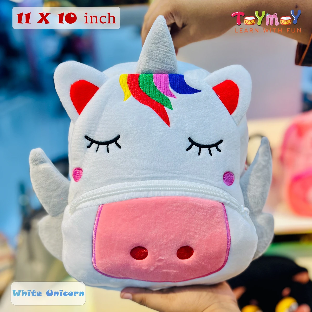 White Unicorn Mini Backpack - The Perfect Essential for Little Ones Imported Premium Quality