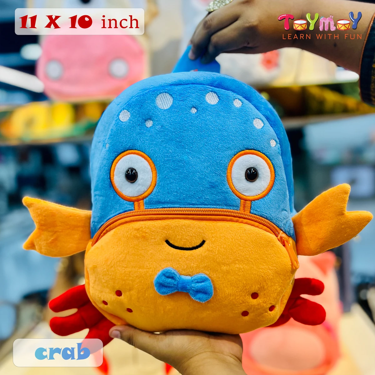 Crab Mini Backpack - The Perfect Essential for Little Ones Imported Premium Quality