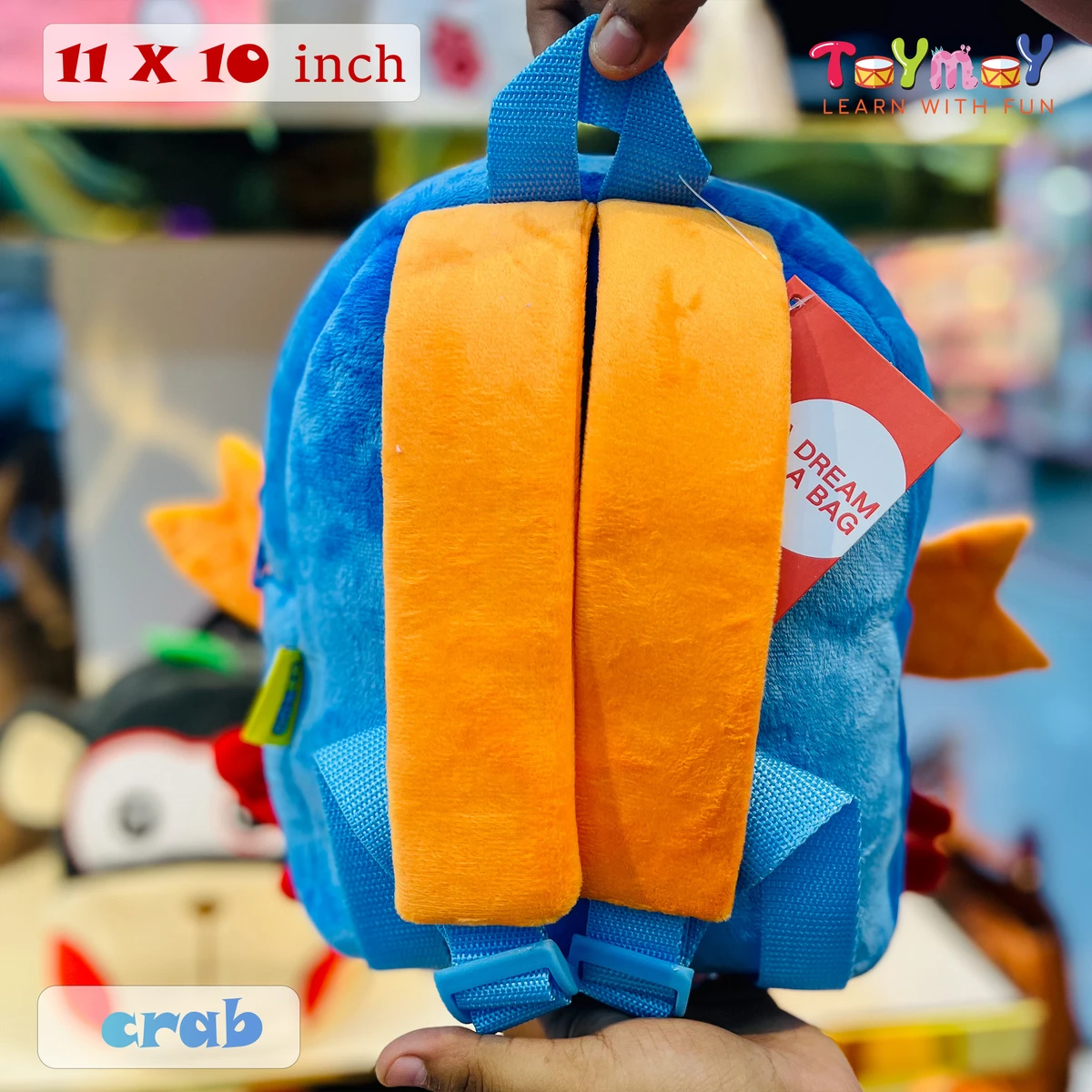 Crab Mini Backpack - The Perfect Essential for Little Ones Imported Premium Quality