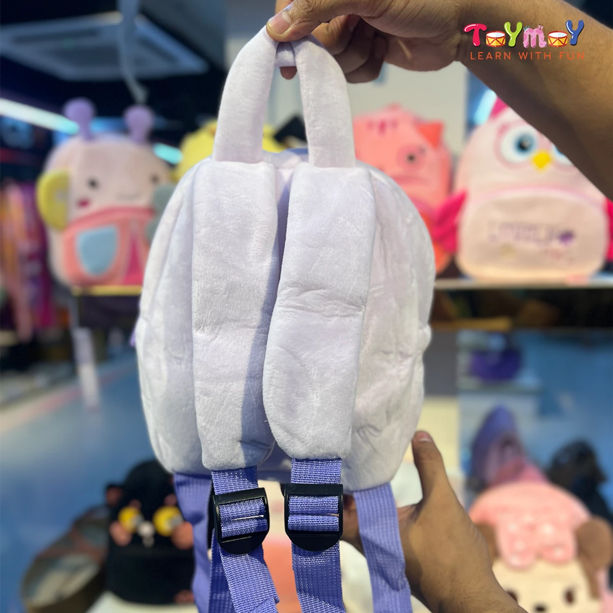 Purple Stella bunny Mini Backpack - The Perfect Essential for Little Ones Imported Premium Quality