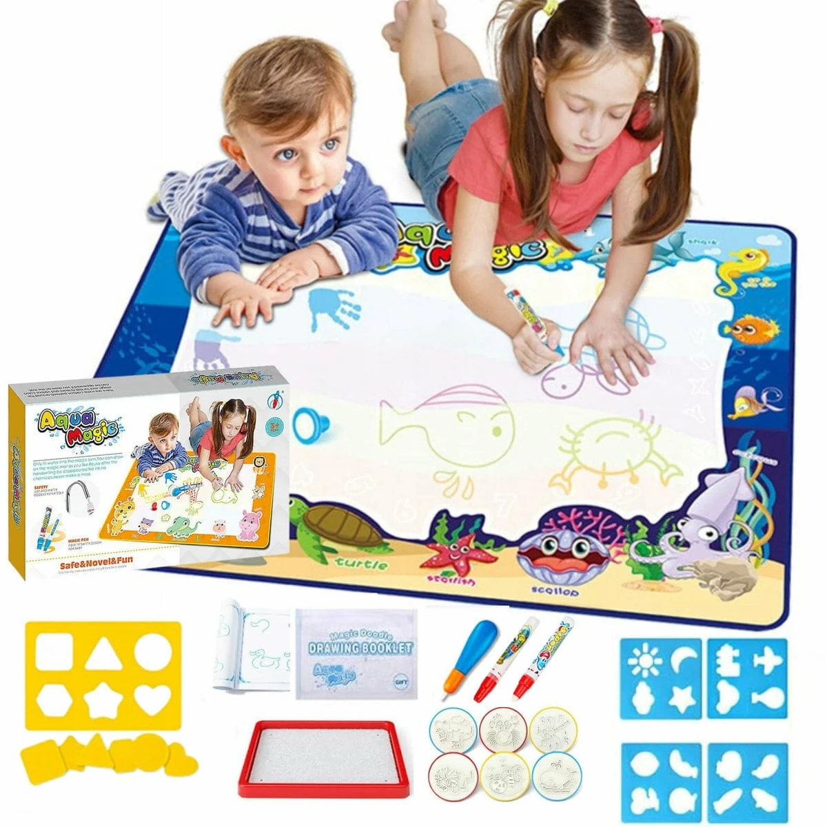 Aqua Magic water painting Doodle mat for Childrens Unlimited Painting !!