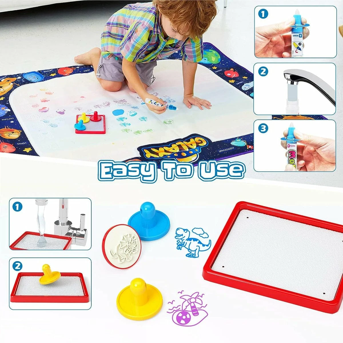 Aqua Magic water painting Doodle mat for Childrens Unlimited Painting !!