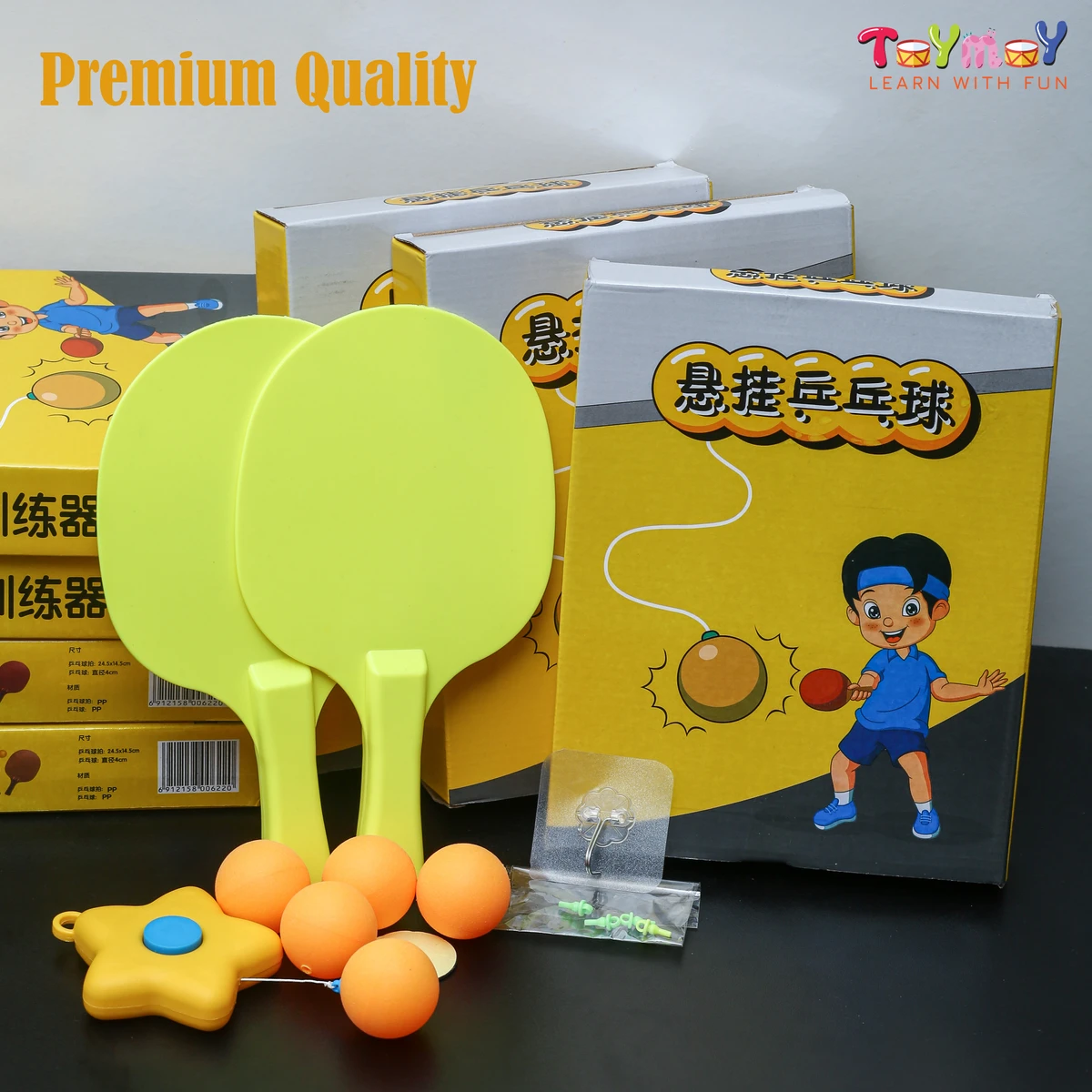 Premium Quality Ping Pong Portable Table Tennis Trainer for Children physical activities