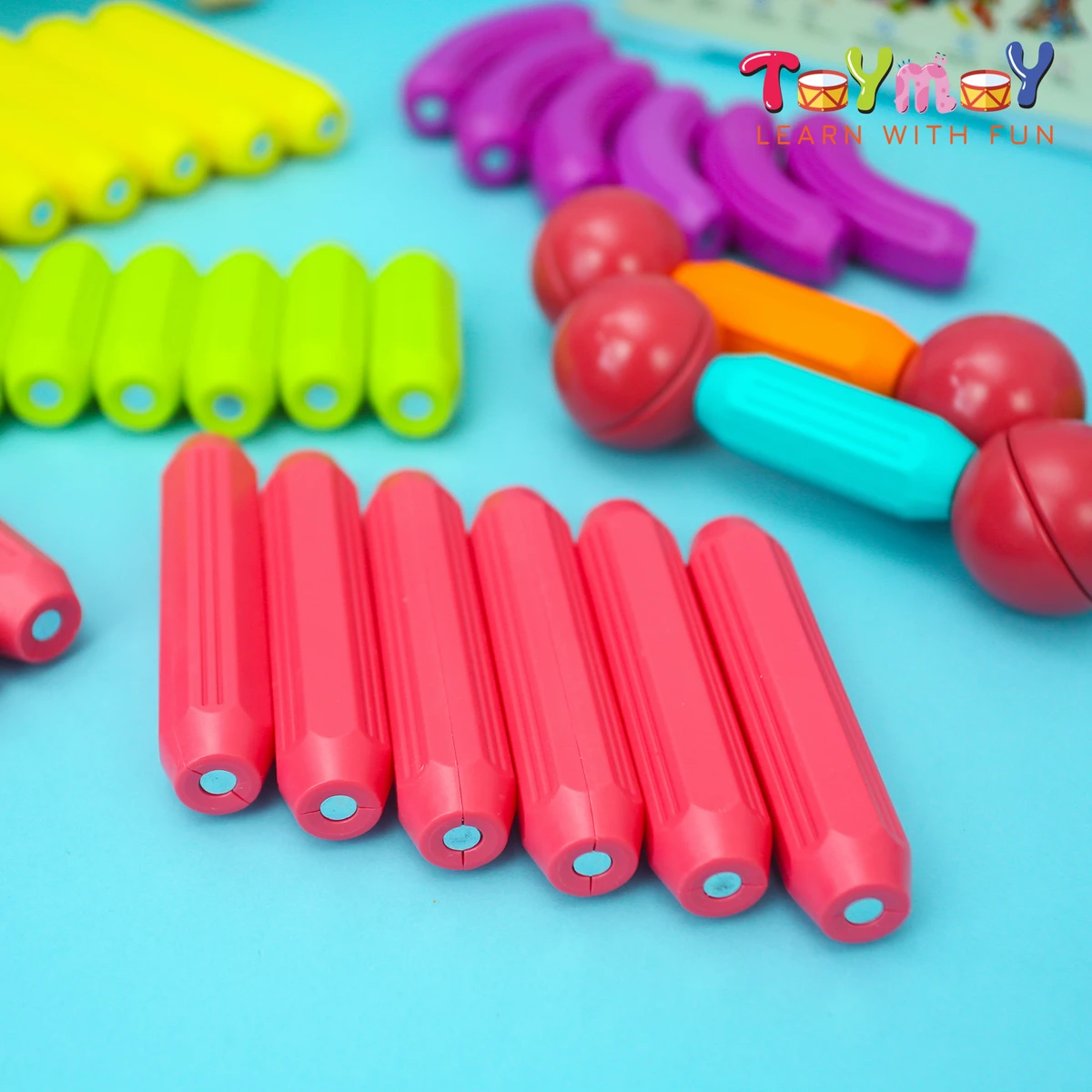 44 Pcs Premium Quality Magnetic Stick STEM educational toys for Kids - Image 4