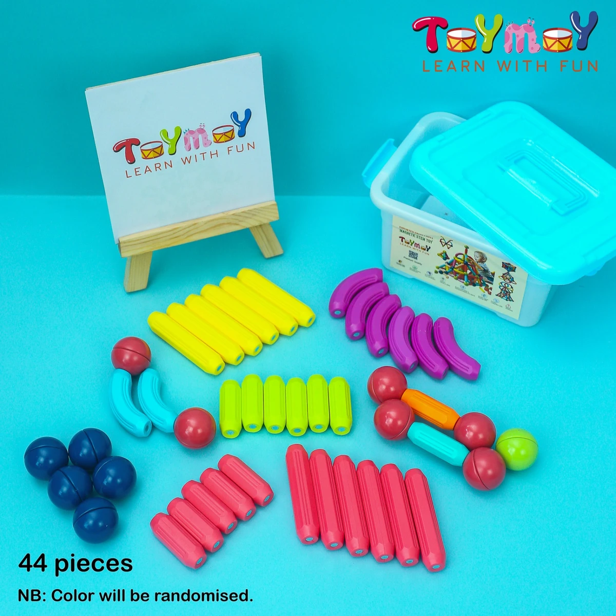 44 Pcs Premium Quality Magnetic Stick STEM educational toys for Kids