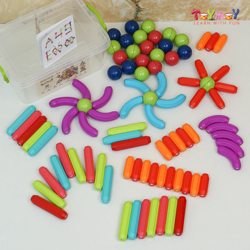 88 Pcs Premium Quality Magnetic Stick STEM educational toys for Kids