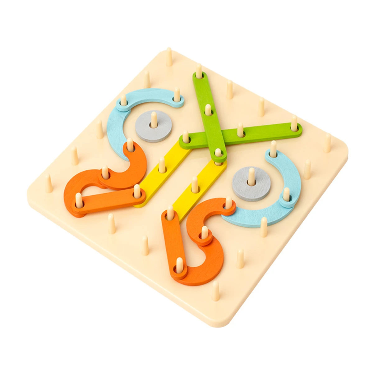 Montessori Wooden Letters Puzzles Toys for Kids- Creative Board - Image 3